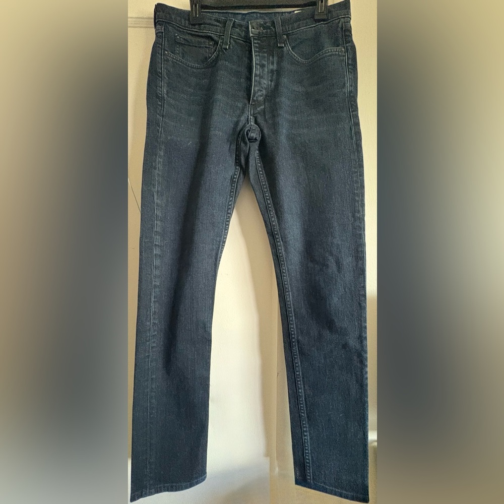 rag & bone Dark Blue Straight Jeans